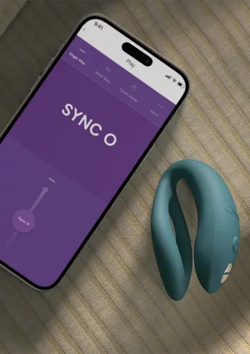 WE-VIBE - Sync O okos, akkus párvibrátor, zöld