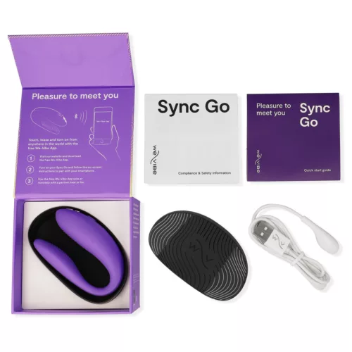 WE-VIBE - Sync Go okos párvibrátor, újratölthető, lila