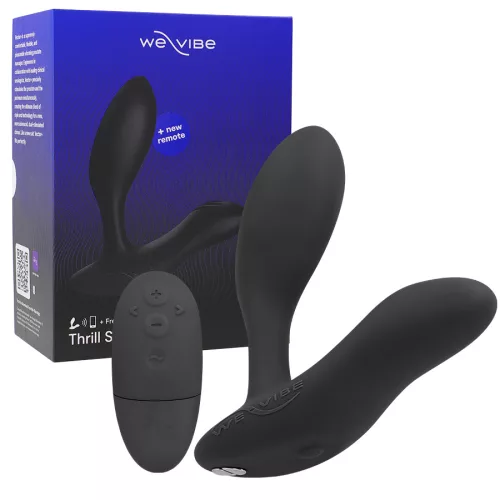 WE-VIBE - Ditto+ vibrációs anál plug távirányítóval és applikációval, újratölthető, fekete