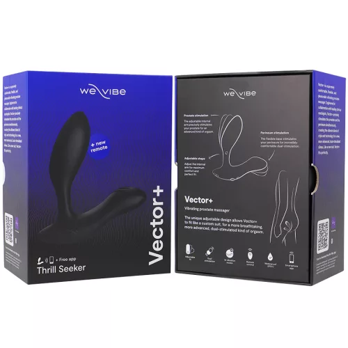 WE-VIBE - Ditto+ vibrációs anál plug távirányítóval és applikációval, újratölthető, fekete