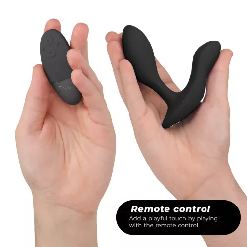 WE-VIBE - Ditto+ vibrációs anál plug távirányítóval és applikációval, újratölthető, fekete