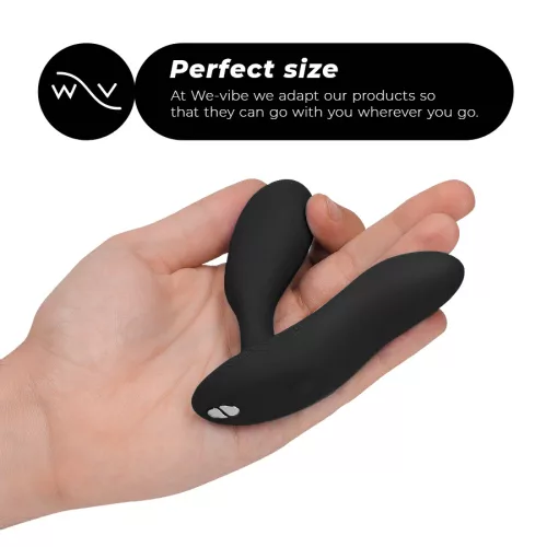 WE-VIBE - Ditto+ vibrációs anál plug távirányítóval és applikációval, újratölthető, fekete