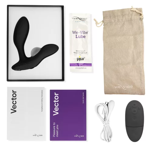 WE-VIBE - Ditto+ vibrációs anál plug távirányítóval és applikációval, újratölthető, fekete