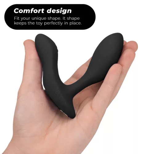 WE-VIBE - Ditto+ vibrációs anál plug távirányítóval és applikációval, újratölthető, fekete
