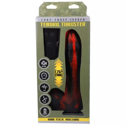 DOC JOHNSON – Tendril Thruster mini távirányítós szexgép, lökő és vibráló funkcióval, újratölthető