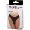 AMORABLE – Hálós nyitott zsinórtanga, fekete, egy méret