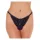 AMORABLE – Nyitott tanga, fekete, elegáns fazon, egy méret