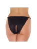 AMORABLE – Nyitott tanga, fekete, elegáns fazon, egy méret
