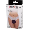 AMORABLE – Nyitott zsinórtanga, fehér, klasszikus, egy méret