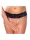 AMORABLE – Csipkes, nyitott zsinórtanga gyöngy díszítéssel, fekete, egy méret