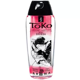   SHUNGA – TOKO Aroma ízesített vízbázisú síkosító eper és pezsgő aromával, 165 ml