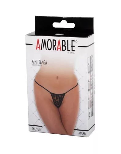 AMORABLE – Mini tanga, leopárdmintás, egy méret