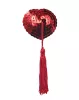 AMORABLE – Öntapadós mellbimbótakaró rojttal, piros