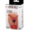 AMORABLE – Harisnyatartó szett harisnyával, piros, csábító, egy méret