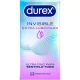 DUREX – Invisible ultra vékony óvszer, 12 db