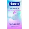 DUREX – Láthatatlan, extra síkosított óvszer, 12 db