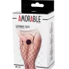 AMORABLE – Hálós nyitott harisnyanadrág, fekete, egy méret