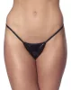 AMORABLE – Mini tanga, fekete, fényes, egy méret