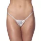 AMORABLE – Mini tanga, ezüst, fényes, egy méret