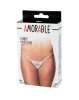 AMORABLE – Mini tanga, ezüst, fényes, egy méret