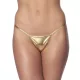 AMORABLE – Mini tanga, arany, fényes, egy méret