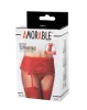 AMORABLE – Harisnyatartó szett zsinórtangával és harisnyával, piros, egy méret