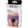 AMORABLE – Nyitott hátú csipkés női bugyi, lila, egy méret