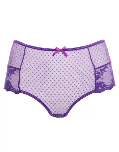AMORABLE – Nyitott hátú csipkés női bugyi, lila, egy méret