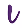 SATISFYER – Double Classic újratölthető párvibrátor, lila