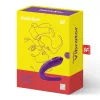 SATISFYER – Double Classic újratölthető párvibrátor, lila