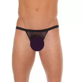 AMORABLE – Átlátszó férfi tanga, fekete, egy méret