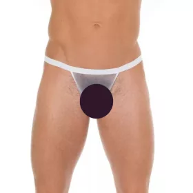 AMORABLE – Átlátszó férfi tanga, fehér, egy méret