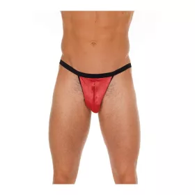   AMORABLE – Férfi áttetsző tanga cipzárral, piros, egy méret