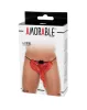 AMORABLE – Férfi tanga elefántfej mintával, piros, egy méret