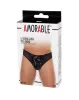 AMORABLE – Erotikus férfi tanga előlappal, fekete, egy méret