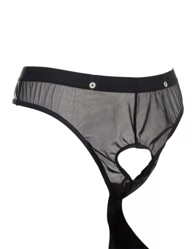 AMORABLE – Erotikus férfi tanga előlappal, fekete, egy méret