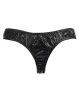 AMORABLE – Férfi tanga PVC hatású anyagból, fekete, egy méret