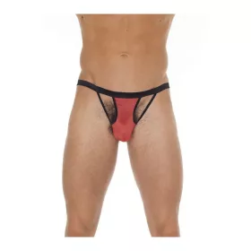 AMORABLE – Férfi nyitott tanga, piros-fekete, egy méret