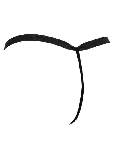 AMORABLE – Férfi tanga felirattal, fekete, egy méret