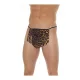 AMORABLE – Férfi tanga, leopárd mintás, Jungle stílus, egy méret