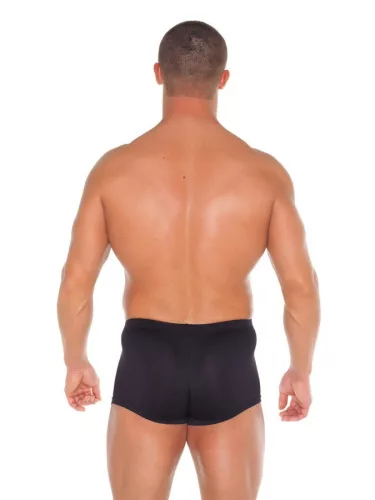 AMORABLE – Szexi férfi boxer két cipzárral, fekete, egy méret
