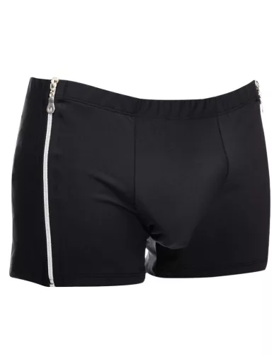 AMORABLE – Szexi férfi boxer két cipzárral, fekete, egy méret