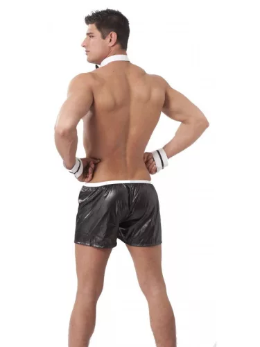 AMORABLE – 4 részes férfi chippendale szett, fekete-fehér, egy méret