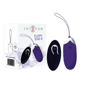   INTENSE - Flippy vibrációs tojás, lila, újratölthető, távirányítós