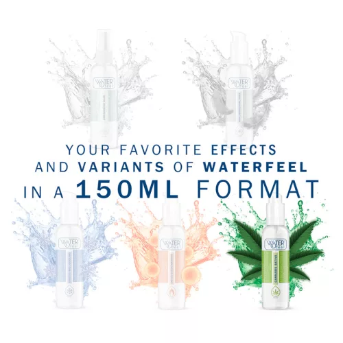 WATERFEEL – Cannabis aroma vízbázisú síkosító kendermagolajjal, 150 ml