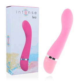   INTENSE – Leo rugalmas vibrátor, 30 rezgési mód, 18,7 cm, rózsaszín