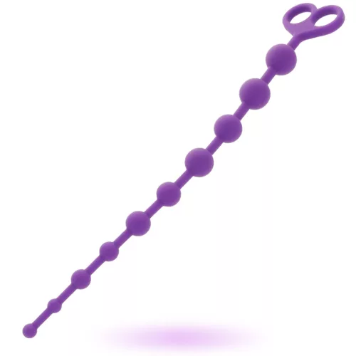INTENSE – Jaiden szilikon intim golyók, lila, 34 cm