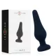 INTENSE – Pipo szilikon anál plug, kúpos forma, fekete, 10 cm