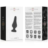 INTENSE – Pipo szilikon anál plug, kúpos forma, fekete, 10 cm