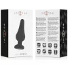 INTENSE – Pipo szilikon anál plug, kúpos forma, fekete, 11 cm